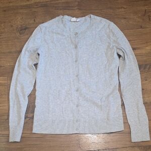 GAP Light Gray Women's Cardigan Sweater